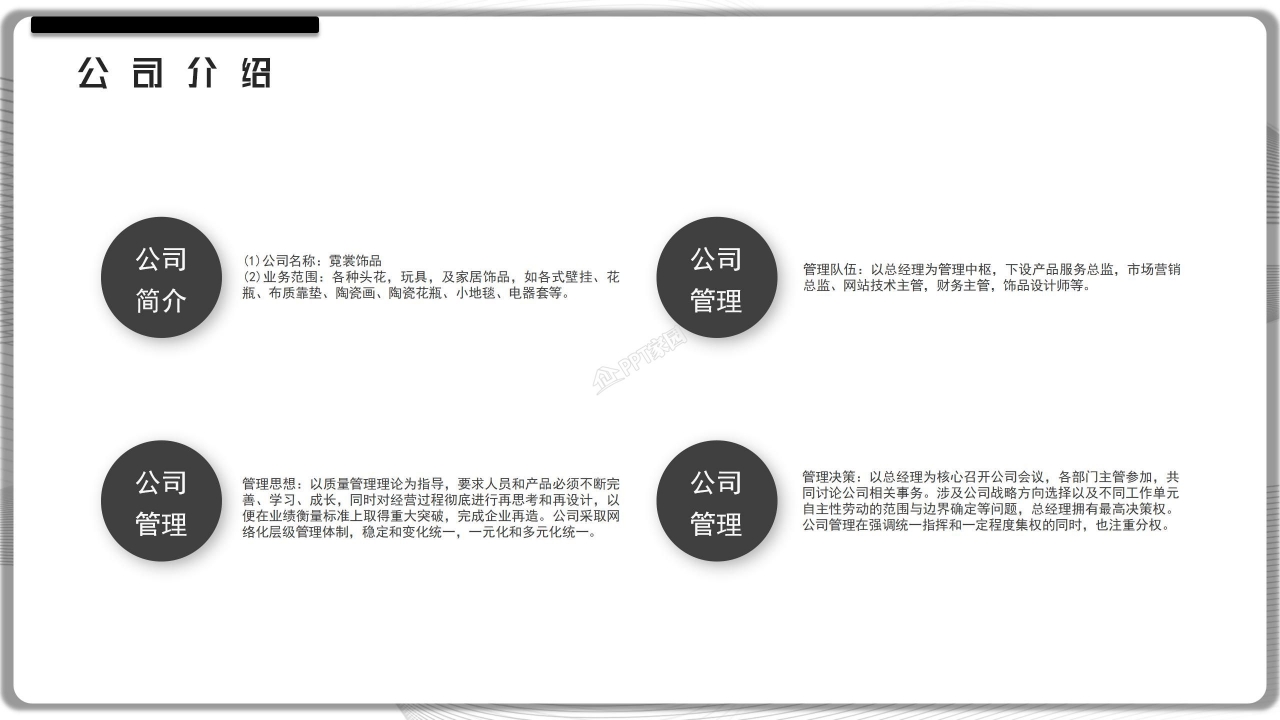 白色简洁扁平化创业计划书融资计划书ppt模板