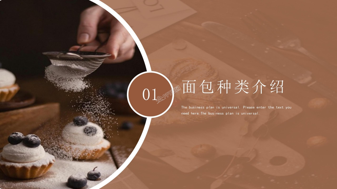 蛋糕店创业计划书产品介绍项目设计ppt模板