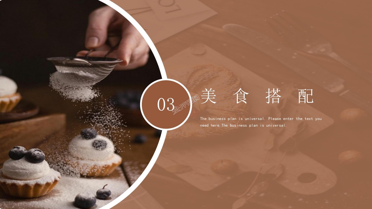 蛋糕店创业计划书产品介绍项目设计ppt模板