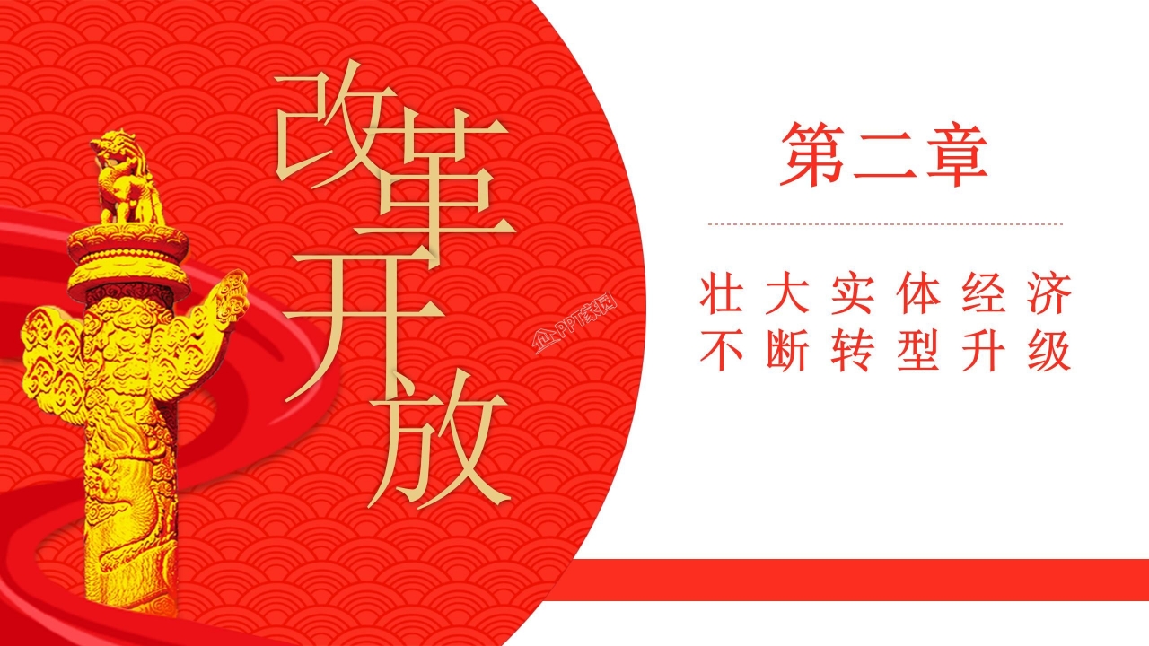 改革开放科技创新ppt模板