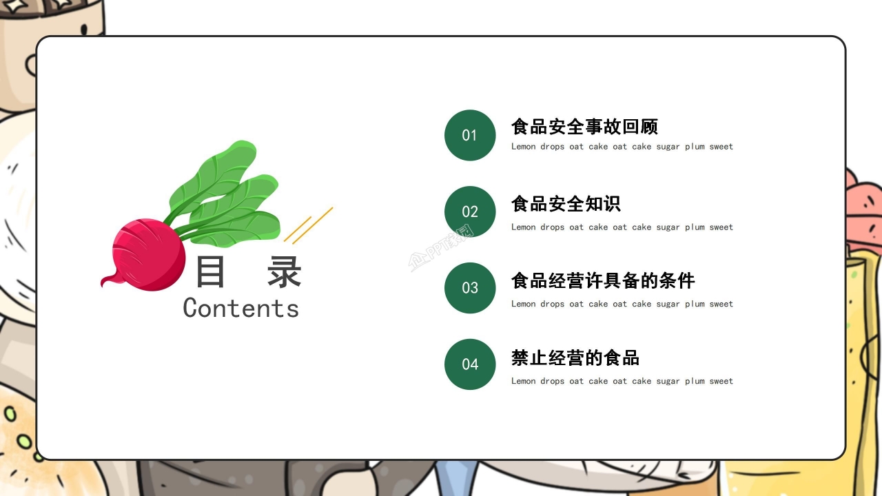 校园食品安全教育ppt课件