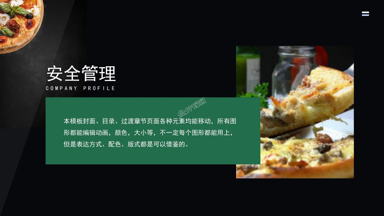 食品安全ppt模板