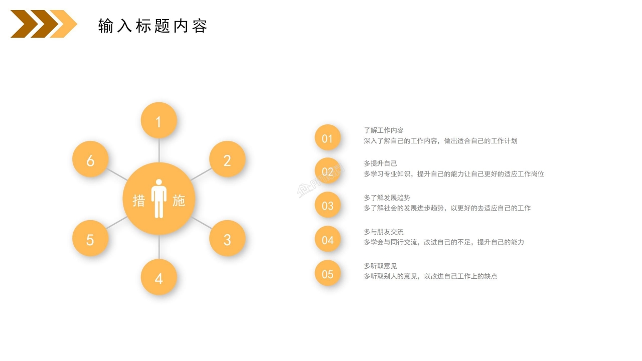 晋升主管述职报告ppt模板