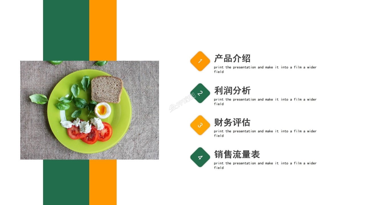 餐饮品牌建设ppt模板