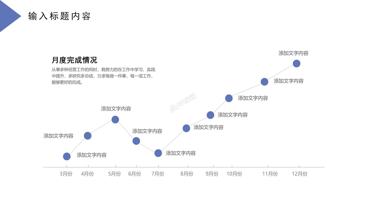 个人述职报告PPT模板下载