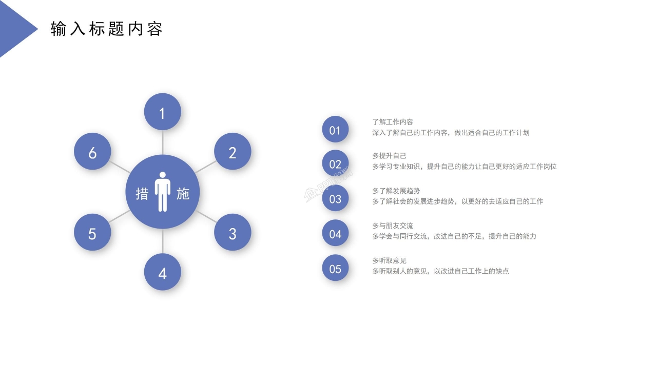 个人述职报告PPT模板下载