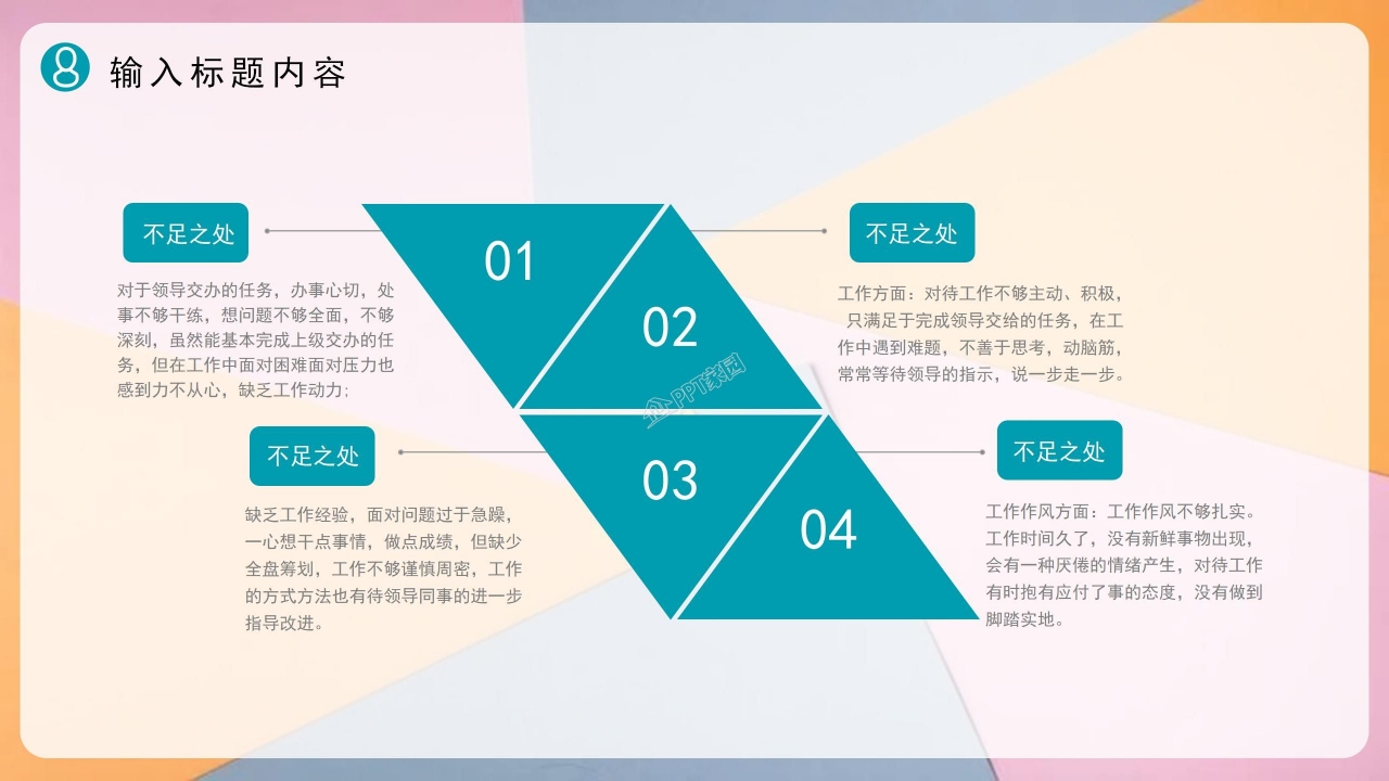 晋升述职ppt模板