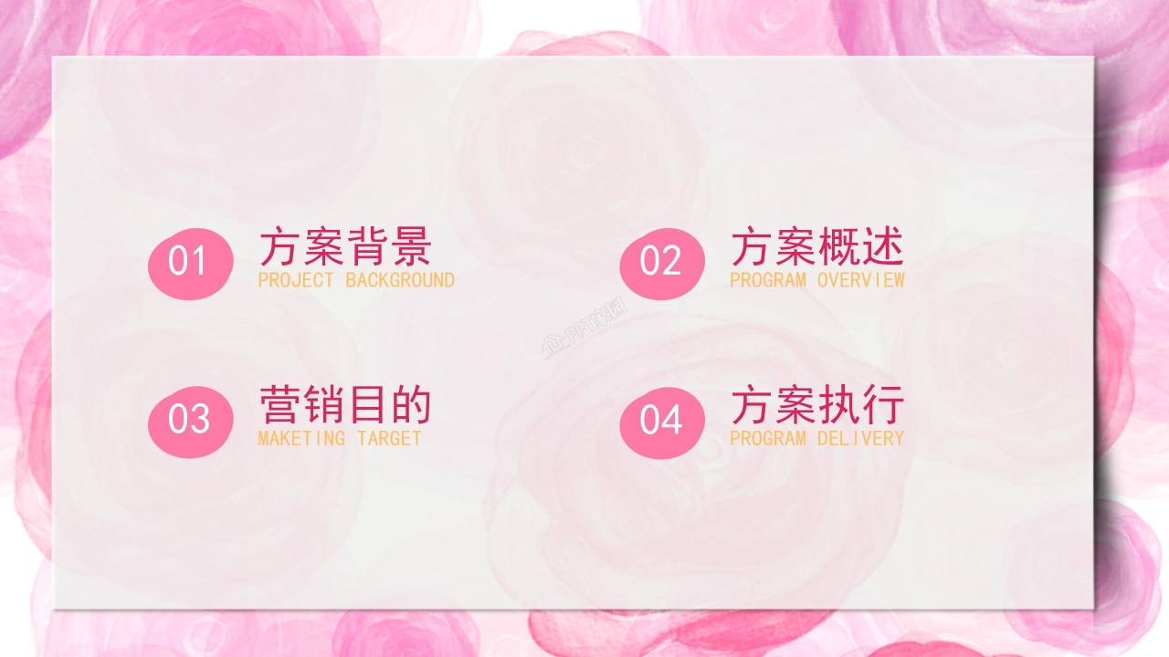 520遇见你告白活动策划ppt模板