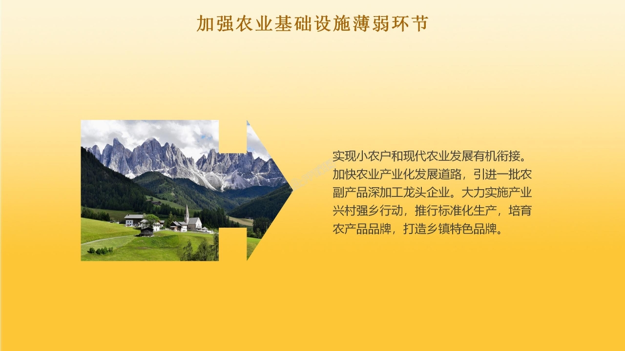 乡村振兴项目融资计划ppt模板