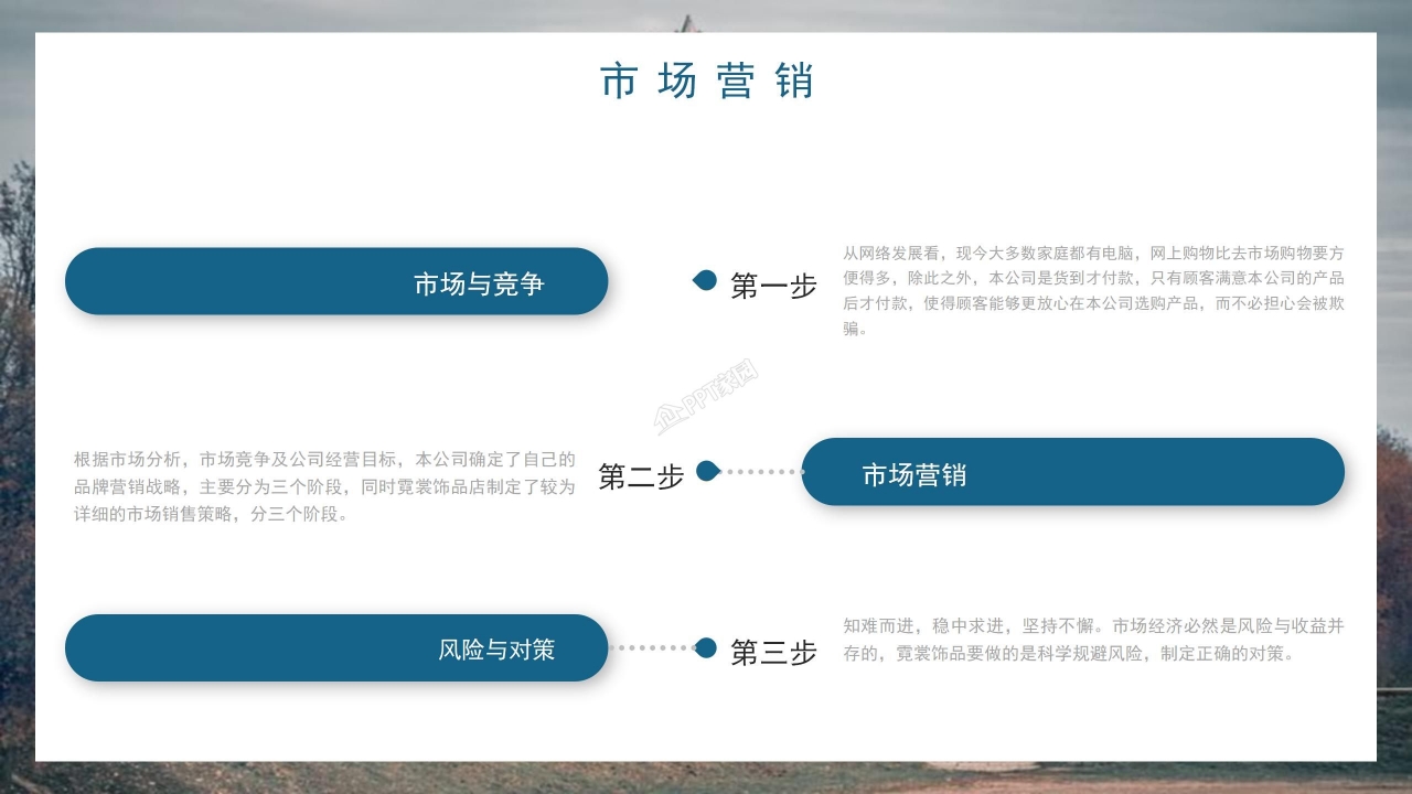 大学生互联网创业大赛公司介绍市场营销ppt模板