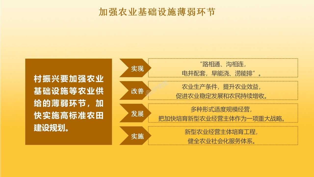 乡村振兴项目融资计划ppt模板