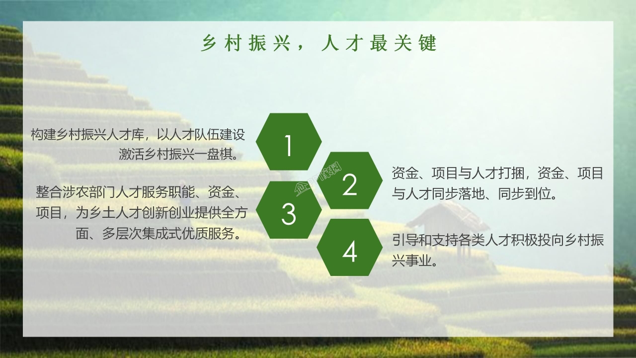 美丽乡村建设乡村振兴战略规划ppt模板