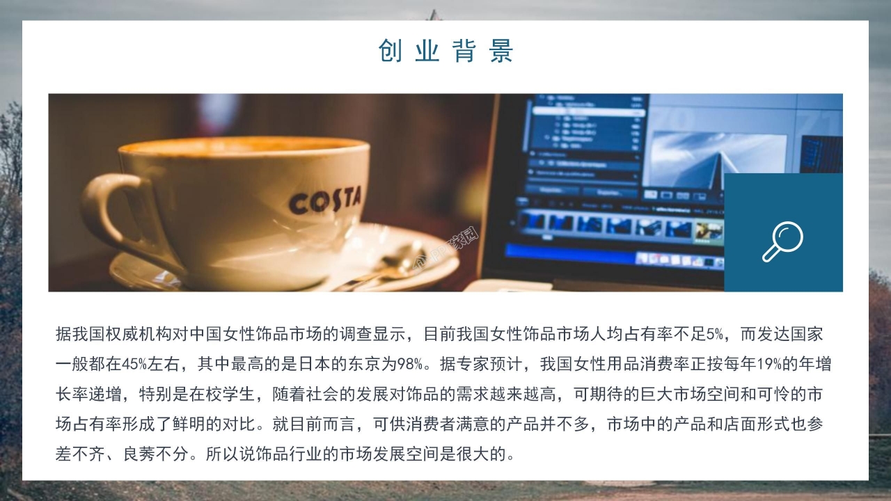 大学生互联网创业大赛公司介绍市场营销ppt模板