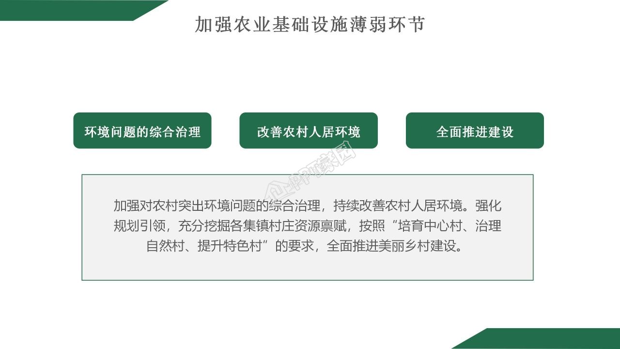 乡村振兴项目计划书案例主题演讲ppt模板