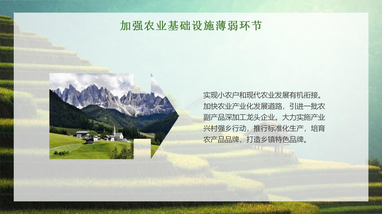 美丽乡村建设乡村振兴战略规划ppt模板