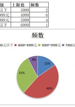 各等级薪资分布情况excel模板