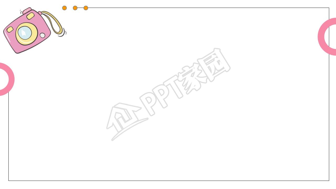 卡通儿童成长纪念册ppt背景图片