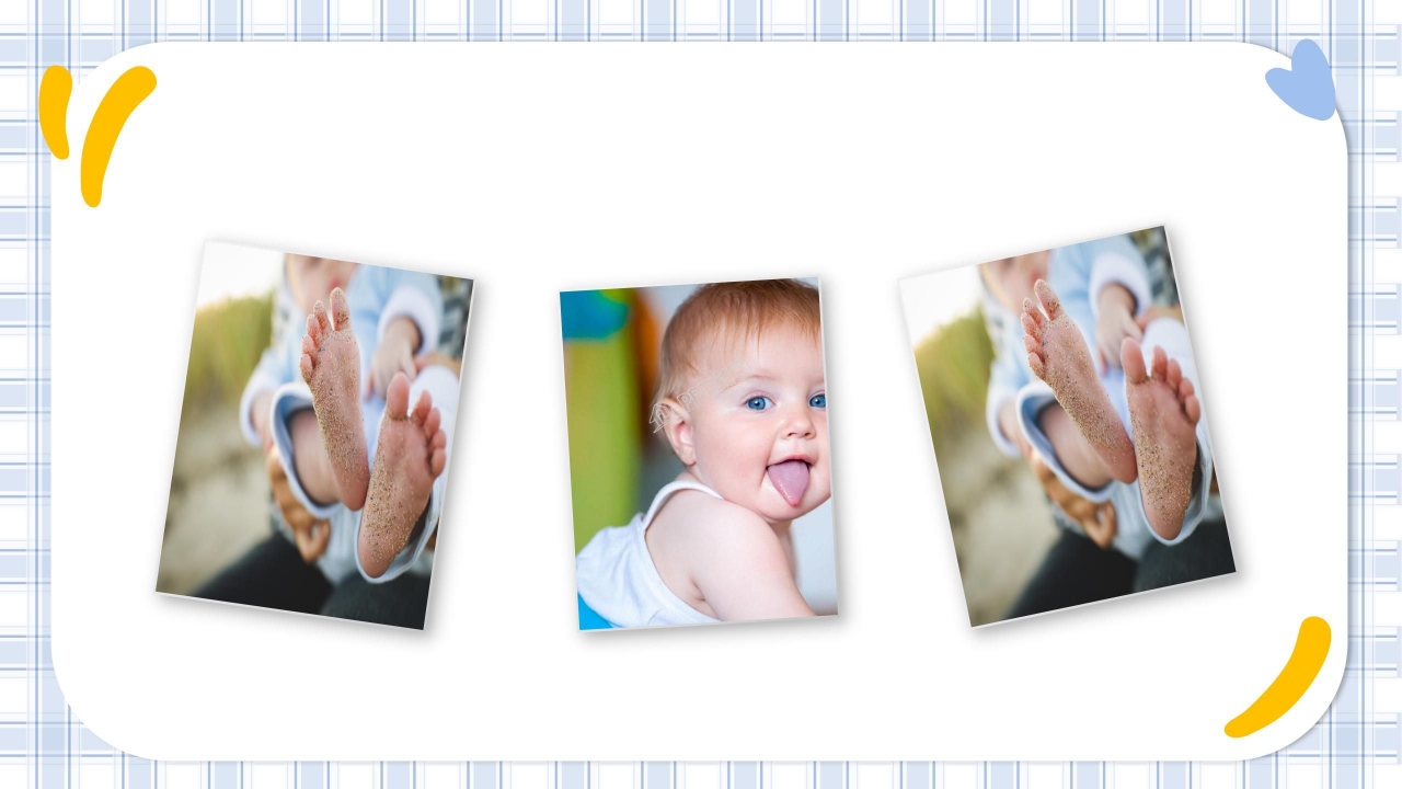 儿童成长手册ppt模板