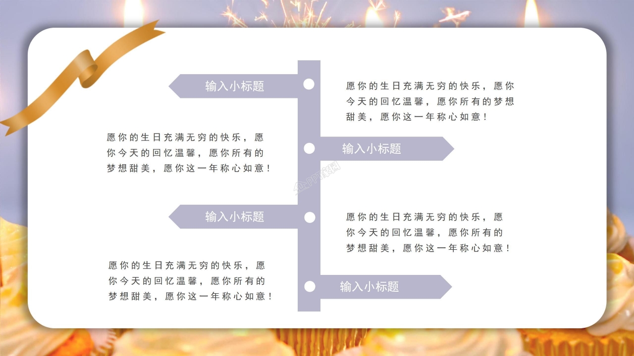 企业动态员工生日会ppt
