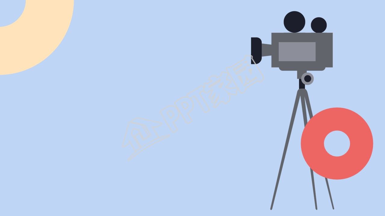 简约新媒体运营方案ppt背景图片