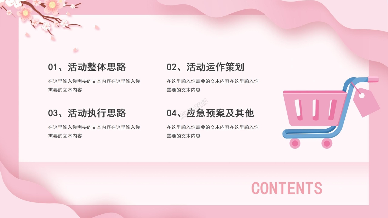 淘宝品牌运营计划ppt模板