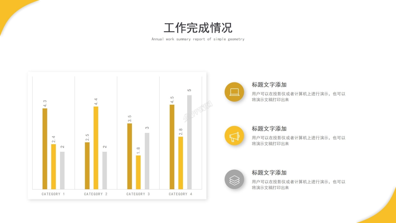 黄色商务简约淘宝活动复盘工作概述项目汇报未来发展规划ppt模板