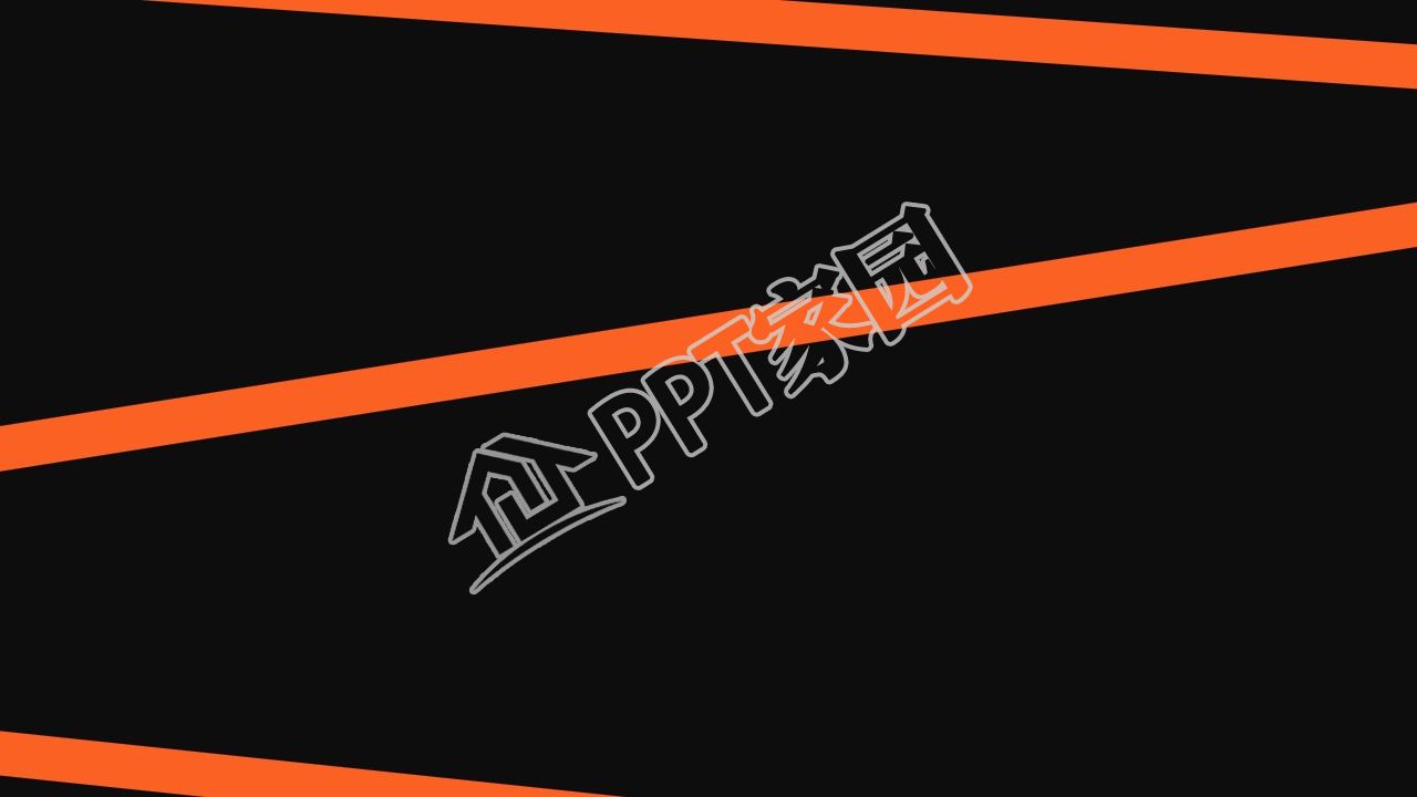 简约黑色背景线条喇叭ppt背景图片