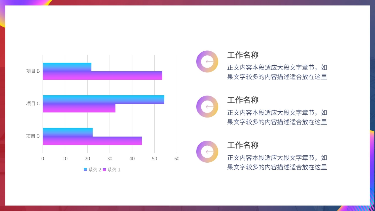 简约炫酷企业岗位述职晋升报告PPT模板