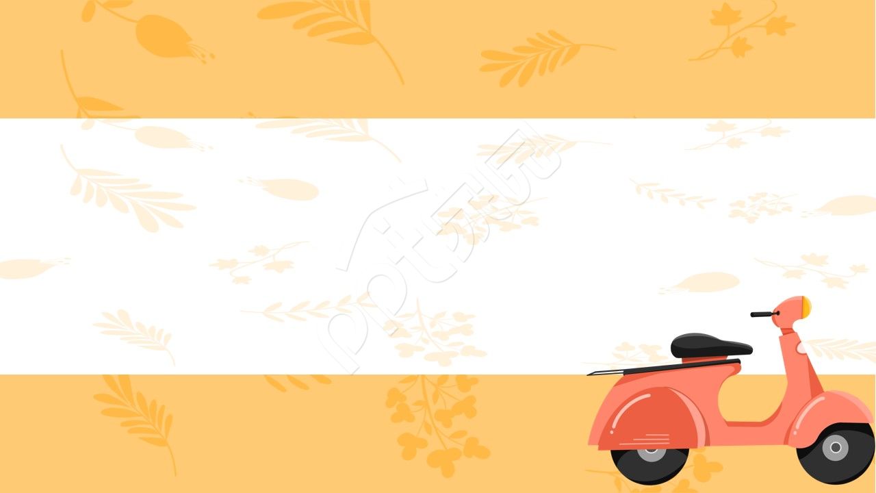 简约手绘儿童交通出行安全教育主题班会红绿灯骑电车课件ppt背景图片