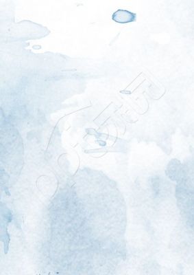 水彩蓝色毕业答辩课题研究立项汇报ppt背景图片