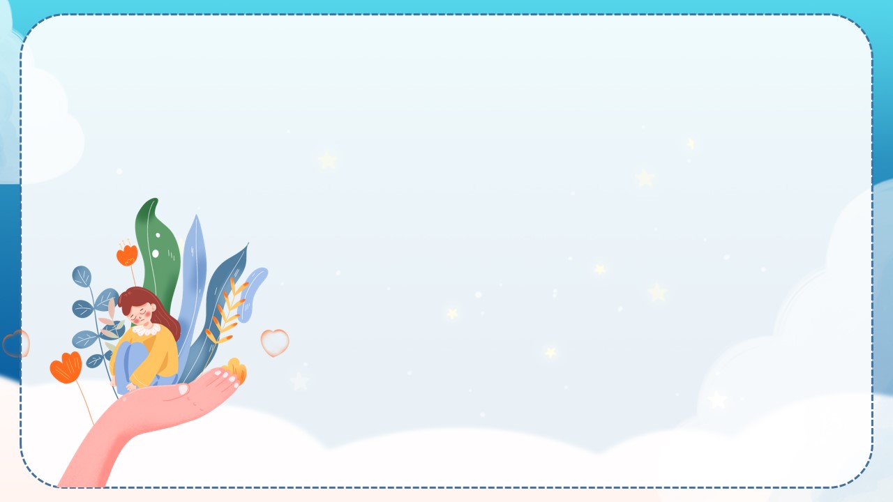 卡通手绘教育课件小学生主题班会ppt背景图片