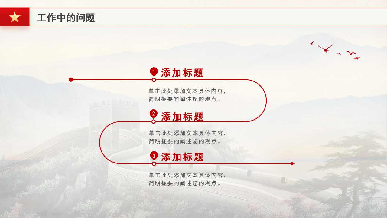 社区党建党支部党组工作总结汇报ppt模板