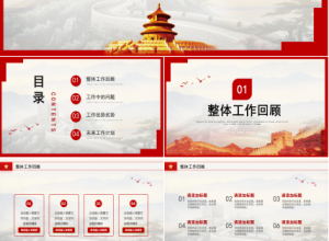社区党建党支部党组工作总结汇报ppt模板下载推荐