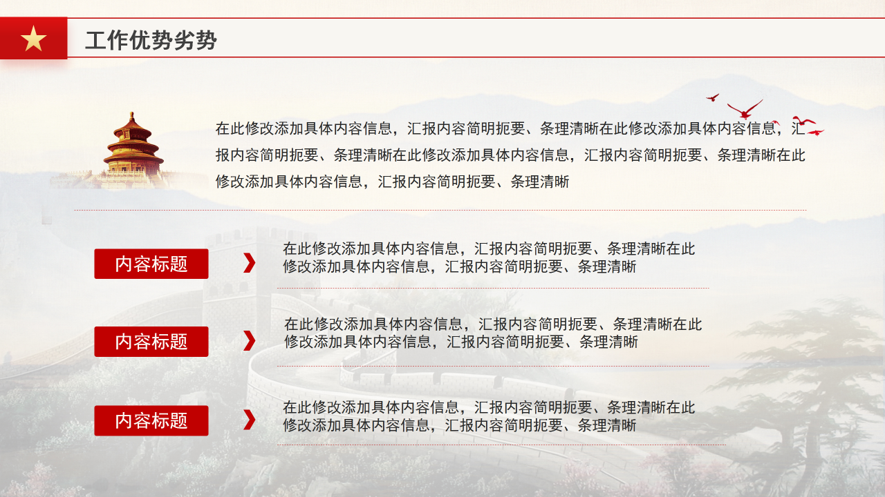 社区党建党支部党组工作总结汇报ppt模板