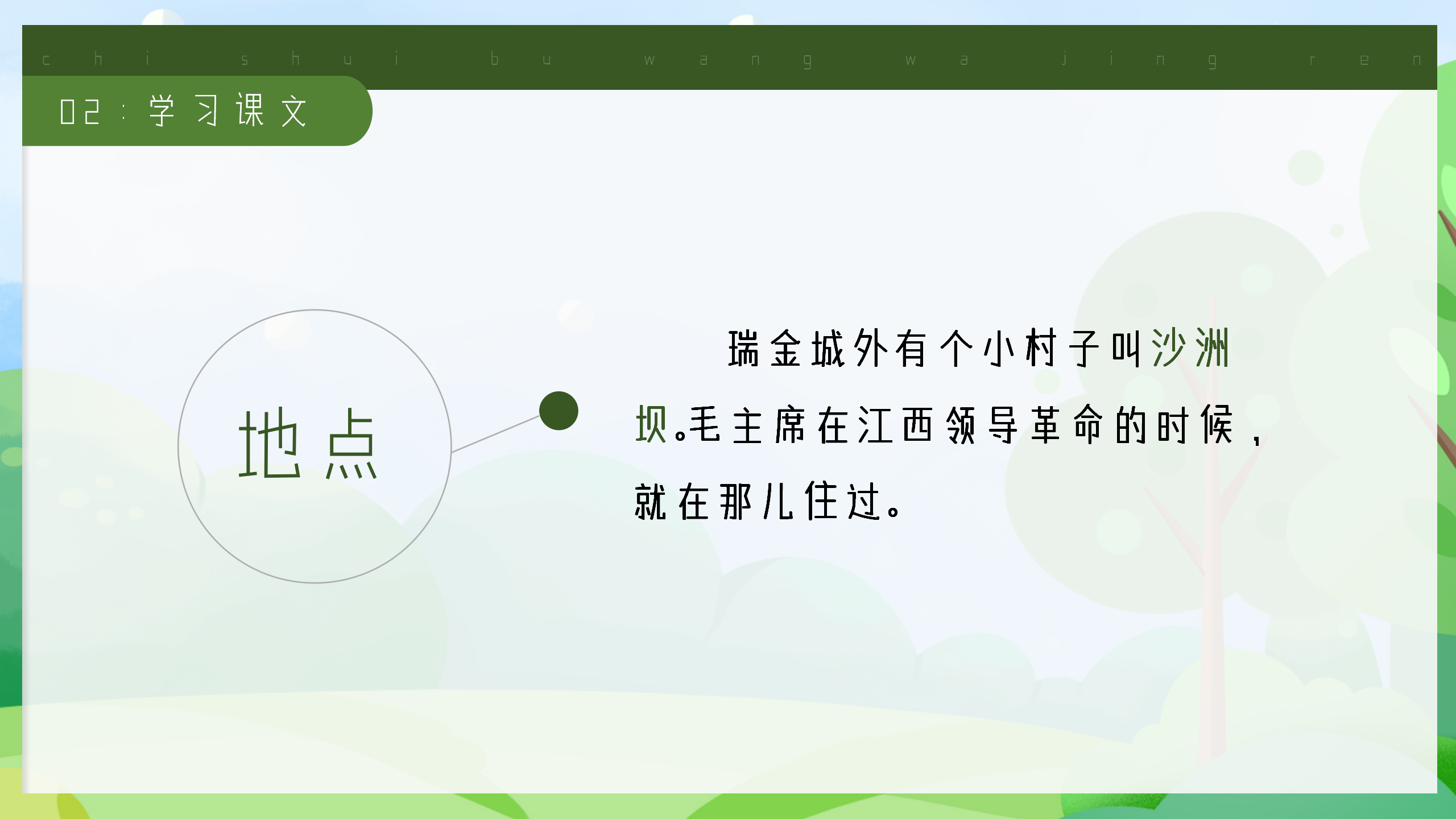 小学《吃水不忘挖井人》课件ppt模板PPT课件下载