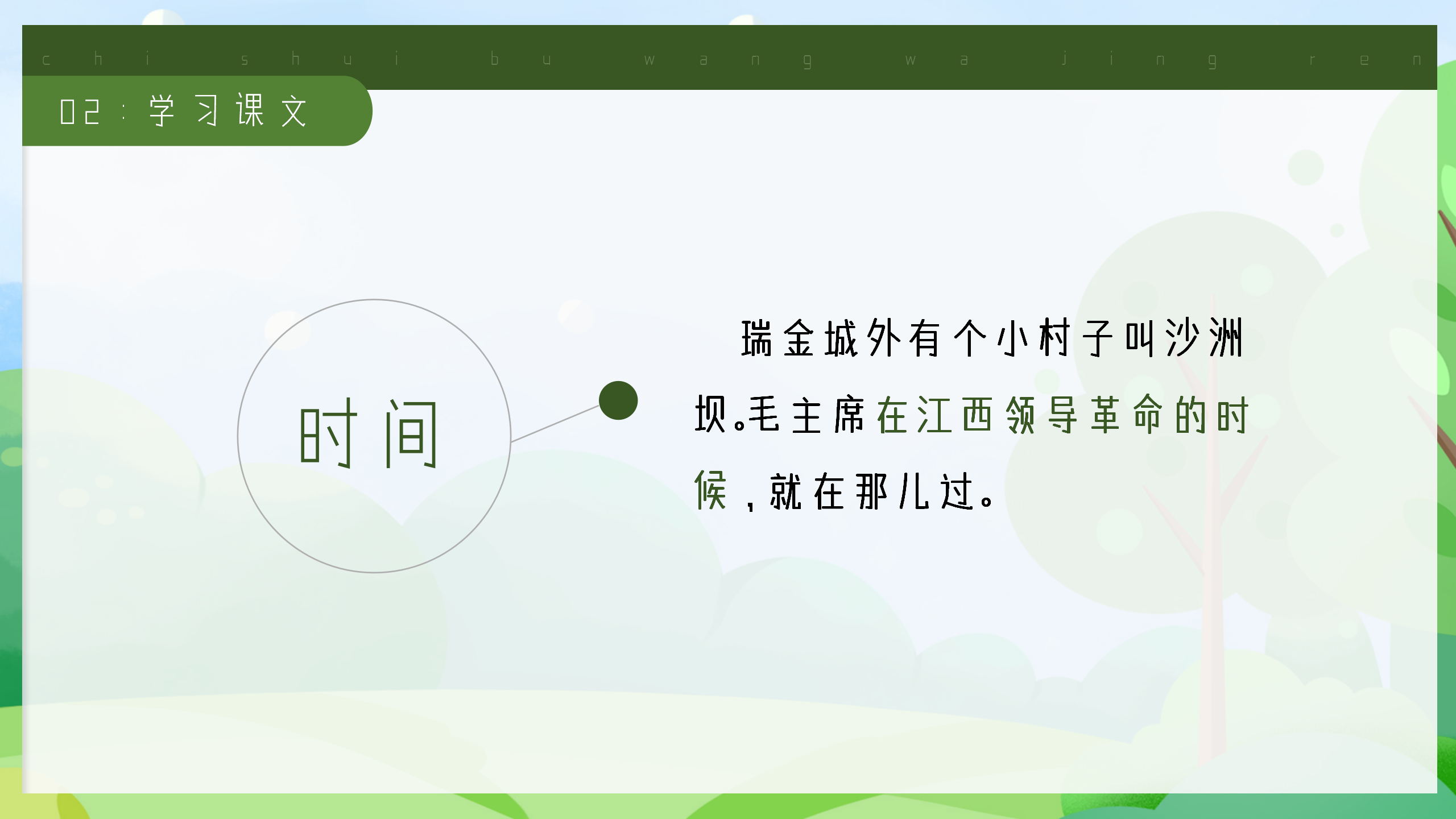 小学《吃水不忘挖井人》课件ppt模板PPT课件下载