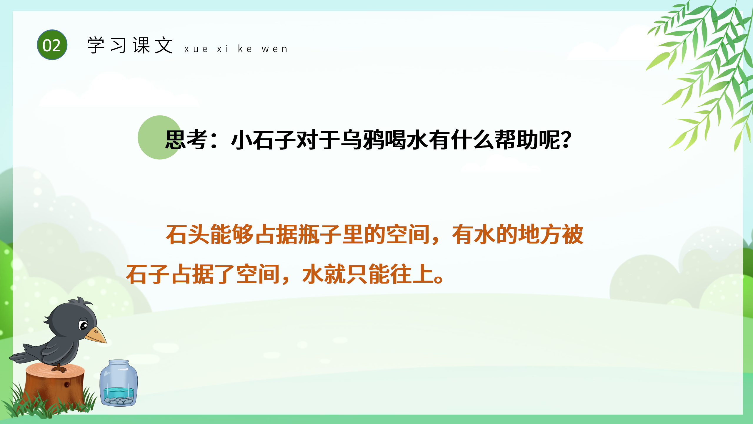 语文《乌鸦喝水》ppt课件2PPT课件下载