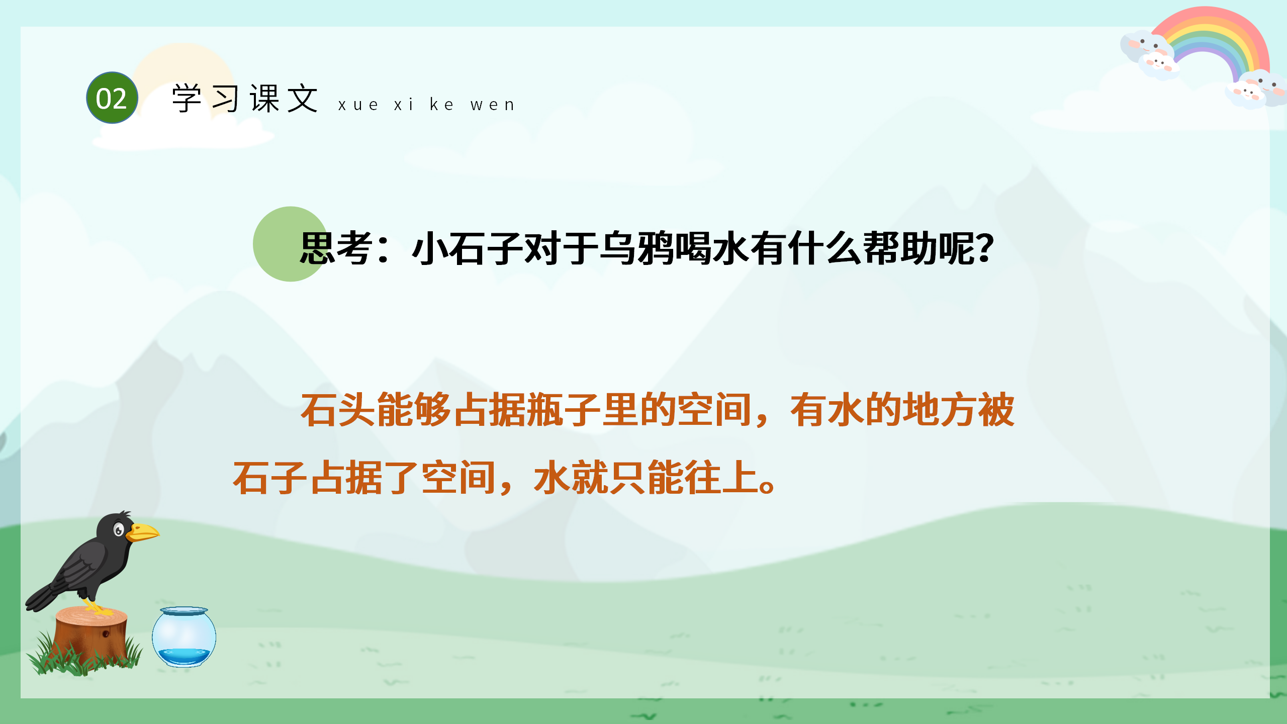 语文《乌鸦喝水》ppt课件3PPT课件下载