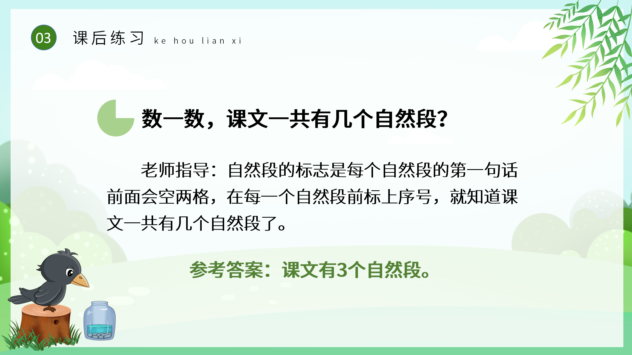语文《乌鸦喝水》ppt课件2PPT课件下载