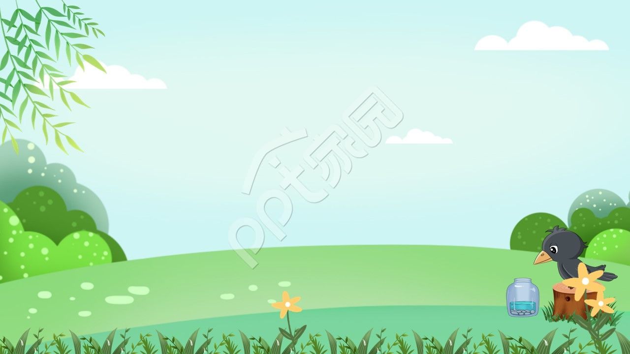 清新手绘读书分享主题班会小女孩看书教育课件ppt背景图片