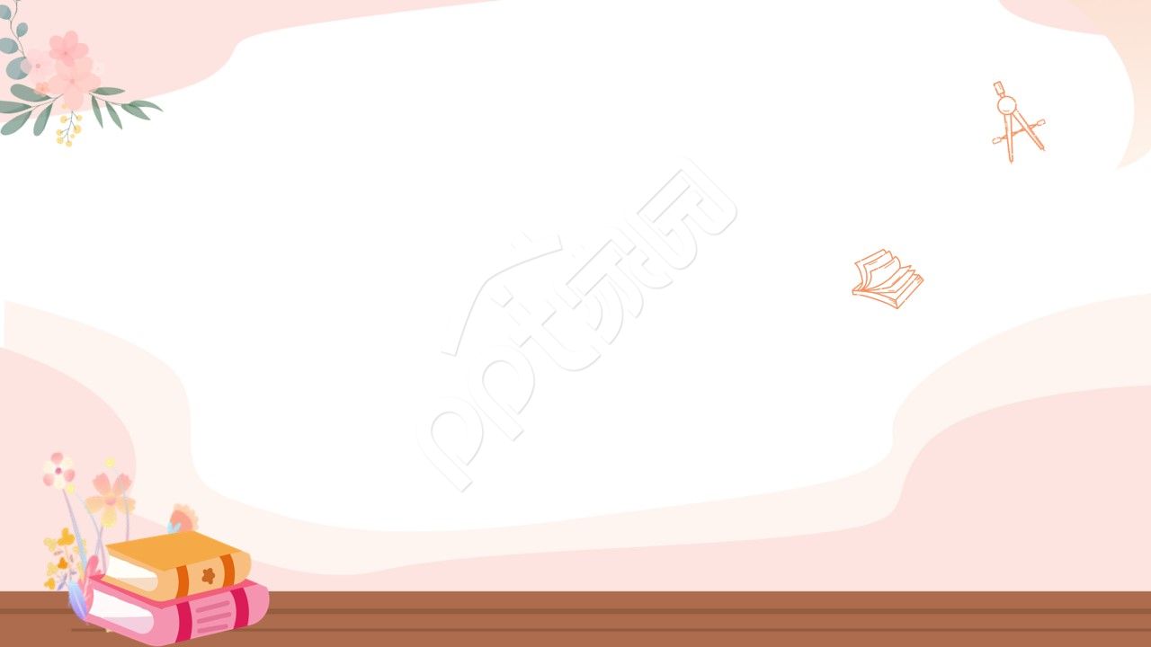 卡通手绘小女孩人物儿童自我介绍班委竞选演讲ppt背景图片