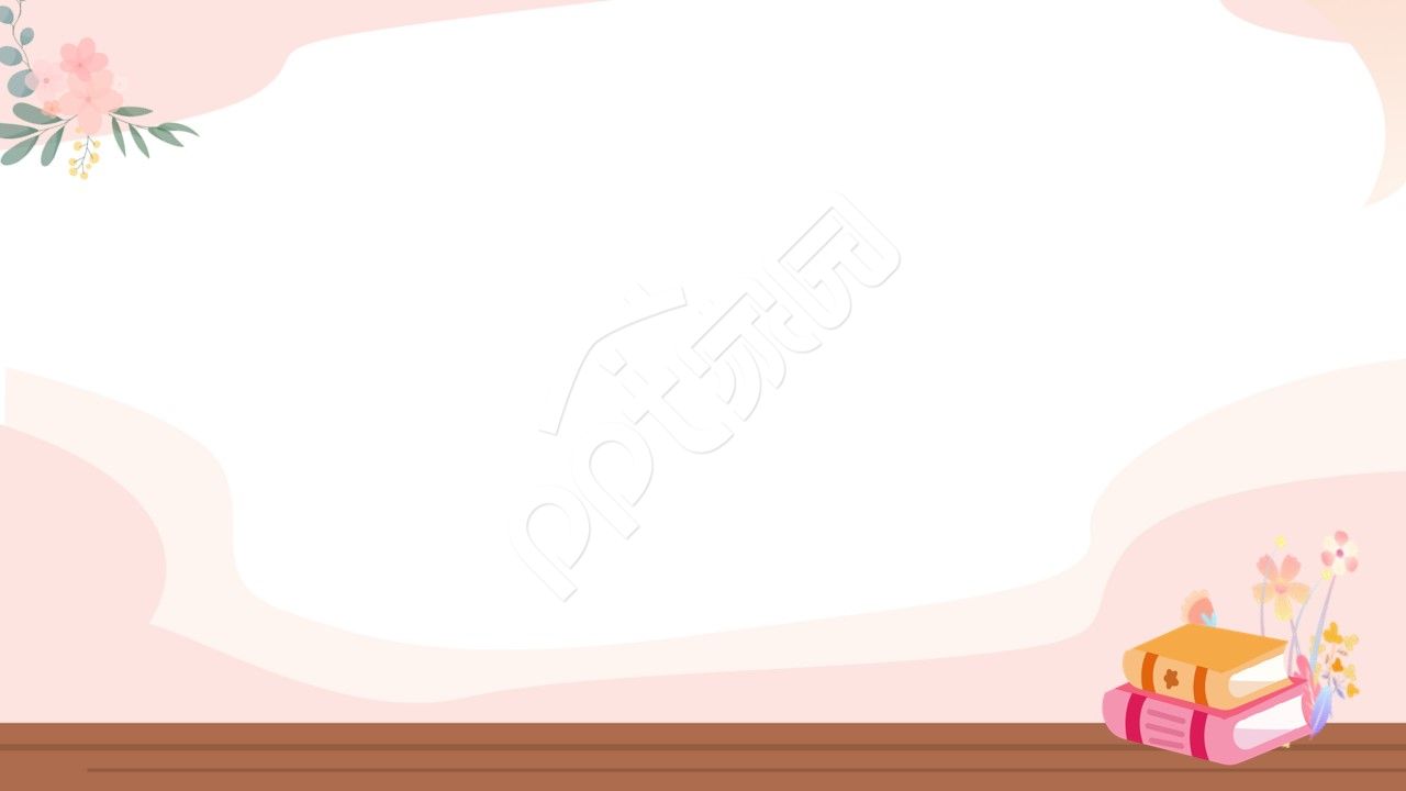 卡通手绘小女孩人物儿童自我介绍班委竞选演讲ppt背景图片