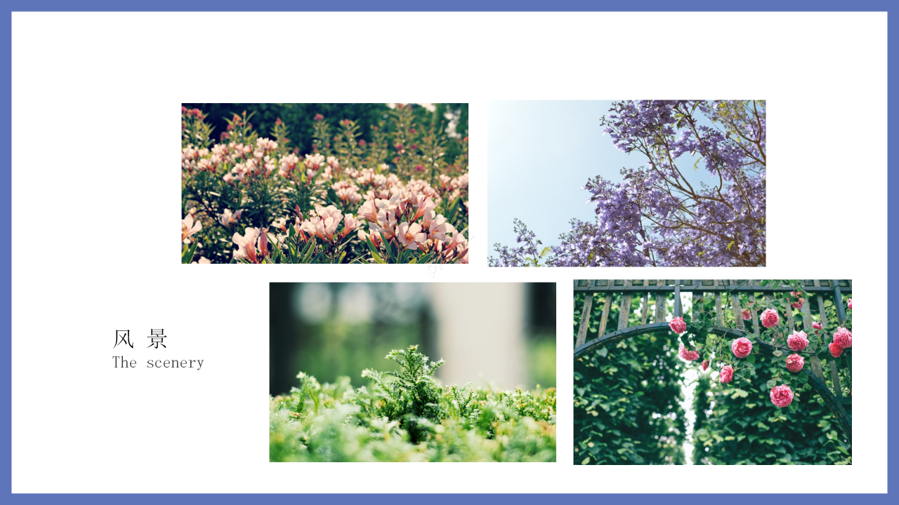 旅游纪念相册PPT模板