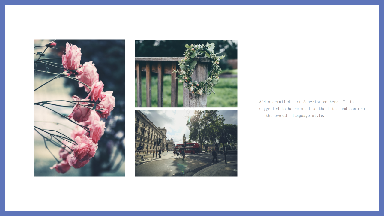 旅游纪念相册PPT模板