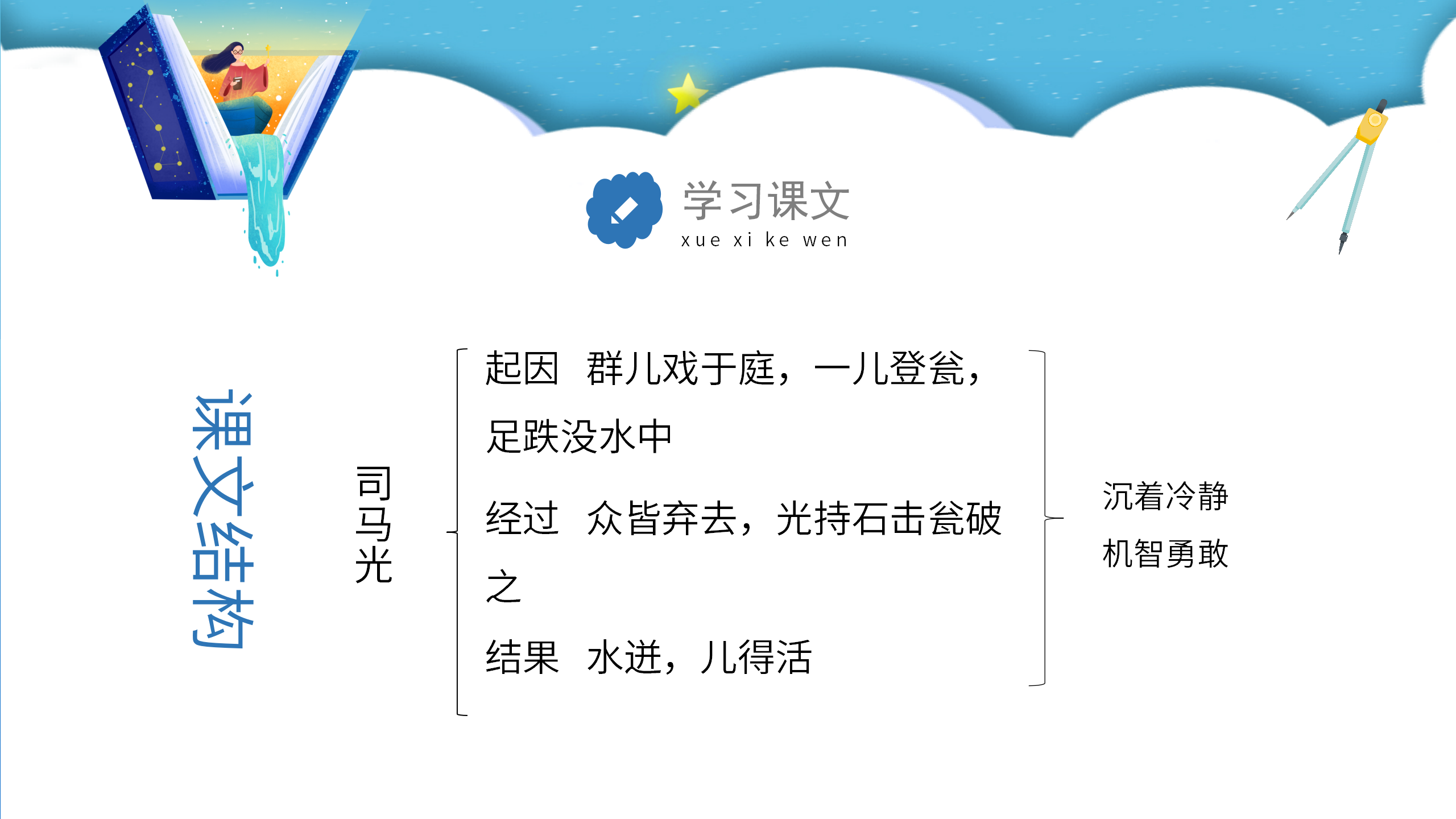 小学生语文《司马光砸缸》ppt课件PPT课件下载