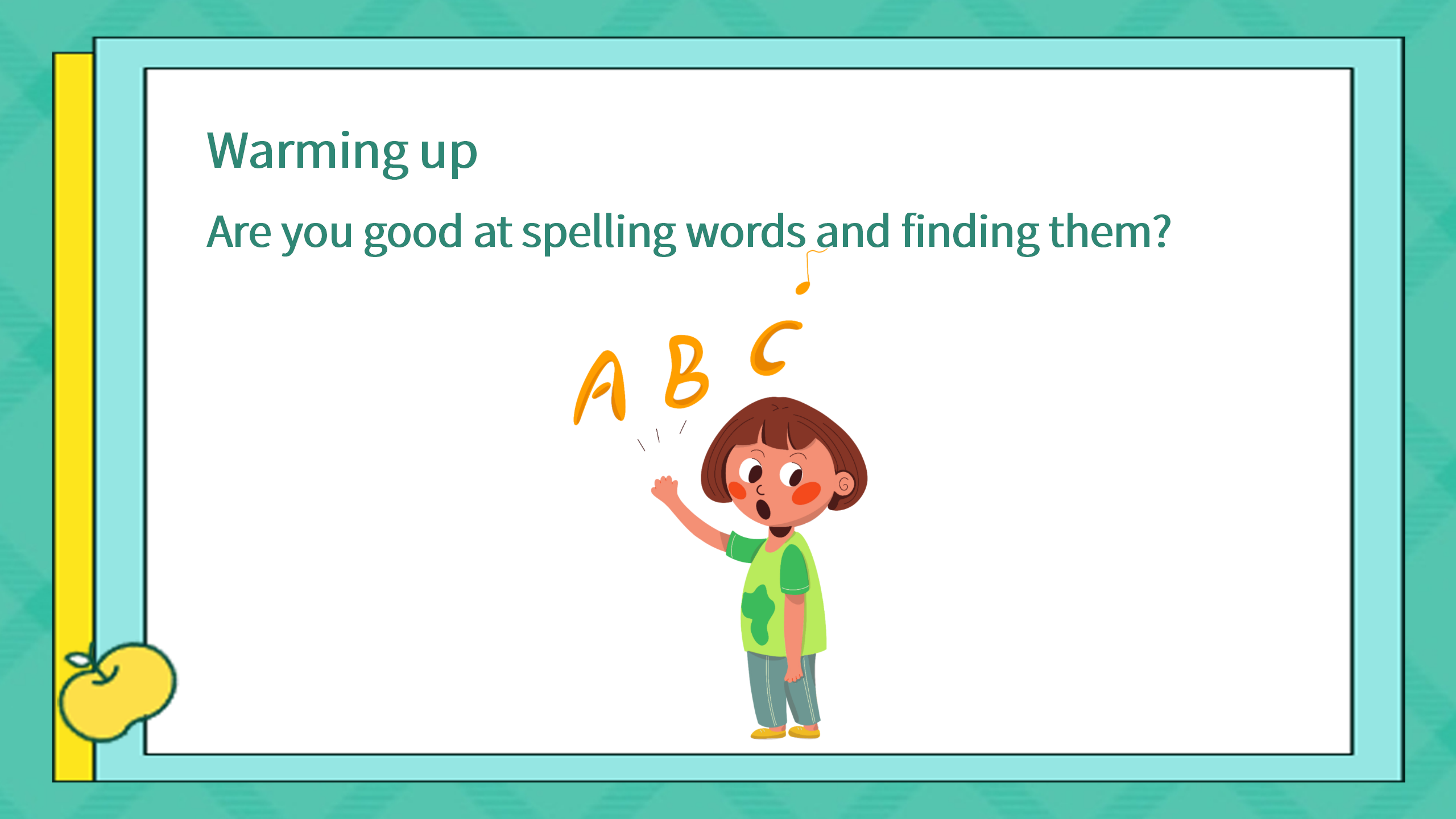 卡通手绘小学英语《Unit1 Hello!》第六课时PPT课件PPT课件下载