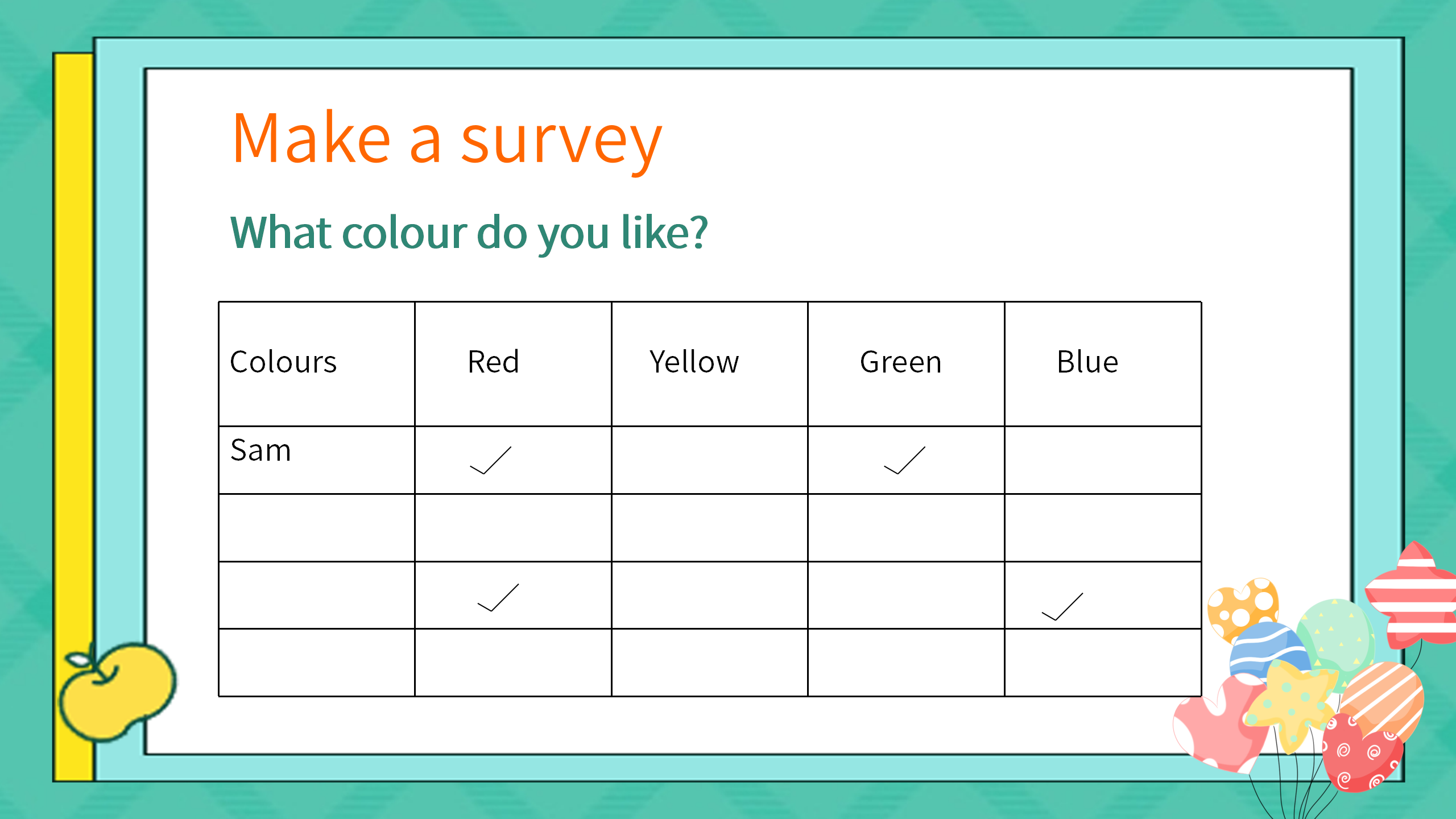 小学三年级英语《Unit2 Colours》第二课时PPT课件PPT课件下载