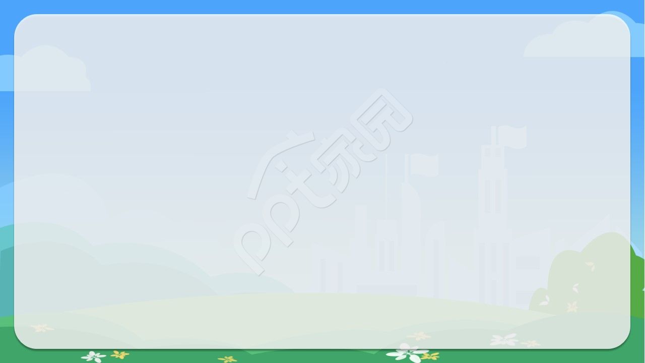 卡通手绘少先队活动策划工作介绍主题班会ppt背景图片