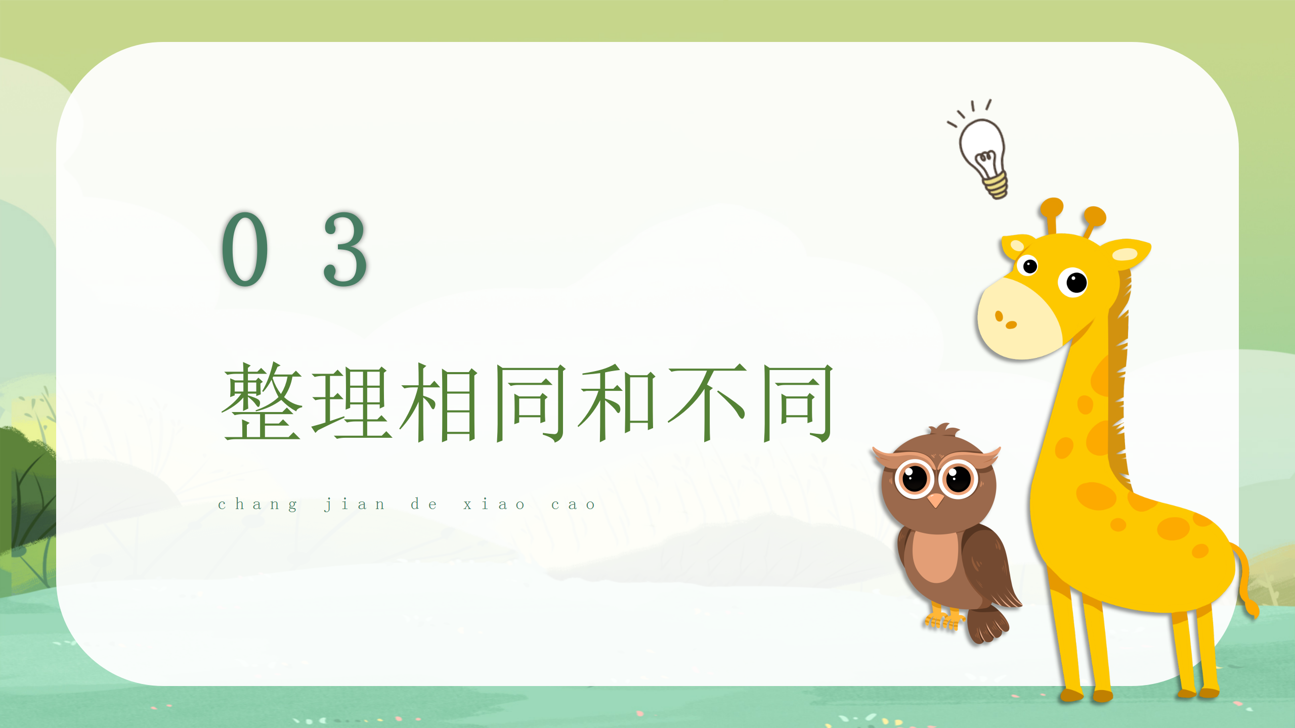 小学科学《大树和小草》教育PPT课件PPT课件下载