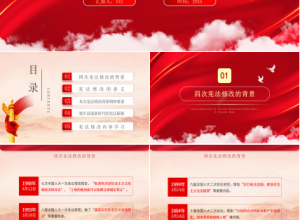 工厂单位党支部新宪法学习解读ppt模板下载推荐